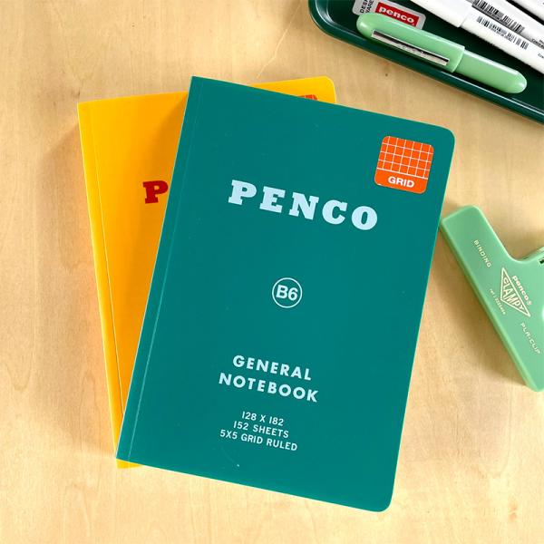 ノート B6 ペンコ ソフトPPノート ハイタイド 方眼 おしゃれ