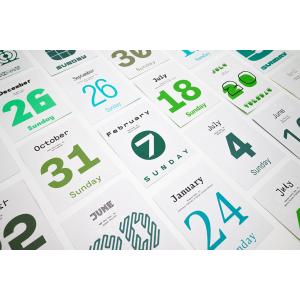 日めくり カレンダー タイポダリウム Typo...の詳細画像2