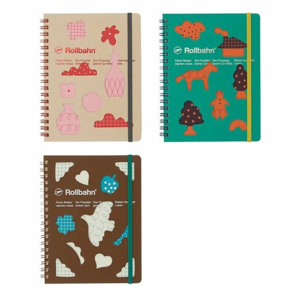 ロルバーン ノート メルタ L ポケット付メモ 型抜き 切り絵 文具女子博 リング 方眼 デルフォニ...