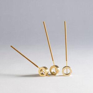 スモークリング ブラス ニッケル 真鍮製 キャンディデザインアンドワークス お香立て インセンスホル...