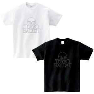 バレエ 雑貨 東京バレエ団 アウトラインTシャツ 半袖 大人 トップス｜dessus-y