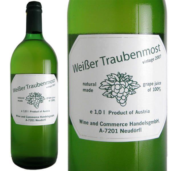 ワイサー　トラウベンモスト １リットル（無添加 無ろ過 白ぶどうジュース）