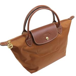 LONGCHAMP ロンシャン L1621 089 504 コニャック ル プリアージュ オリジナル トップハンドルバッグS ハンドバッグ 折りたたみ収納｜deva-online