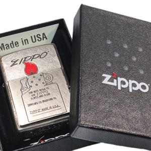 ZIPPO ジッポライター 2CB-TRFIRE ギミックフレイム クロームバレル  可動式メタル貼...