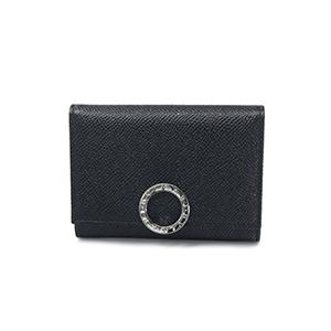 BVLGARI ブルガリ 30420 ブルガリ・ブルガリ 名刺入れ カードケース ブラック ロゴクリ...