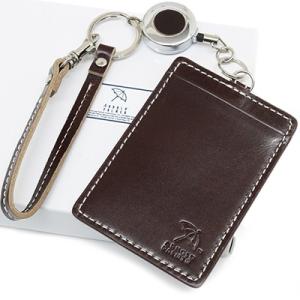 アーノルドパーマー 4AP3283 ブラウン リールキー付きパスケース