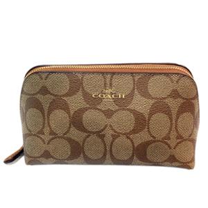 COACH コーチアウトレット シグネチャー PVC コスメティックケース 53385 IMBDX ...