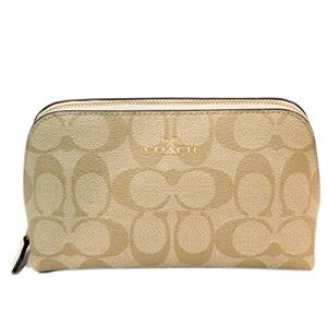 COACH コーチアウトレット シグネチャー PVC コスメティックケース 53385 IMDQC ...