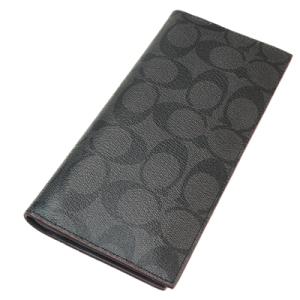 COACH コーチアウトレット 二つ折り長財布 91635 QBLWO QB Black Black...