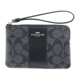 COACH コーチアウトレット コーナー ジップ リストレット シグネチャーPVC F58035 S...