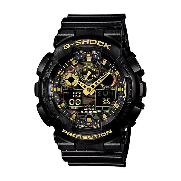 G-SHOCK GA-100CF-1A9JF クォーツ アナデジ 20気圧防水 JIS1種耐磁性能 ...