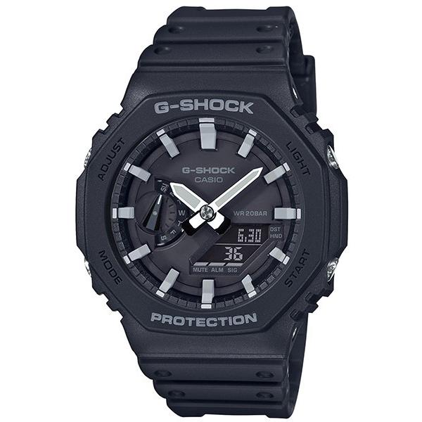 G-SHOCK GA-2100-1AJF カーボンコアガード構造 耐衝撃性能 20気圧防水 高輝度ダ...