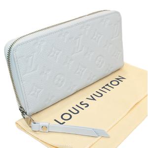 LOUIS VUITTON ルイヴィトン M11969 ジッピー・ウォレット ウォッシュド・ブルー モノグラム・アンプラントレザー ラウンドファスナー レディース長財布｜deva-online