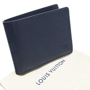 LOUIS VUITTON ルイヴィトン M61825 ポルトフォイユ・ミュルティプル エピ ブルーマリーヌ