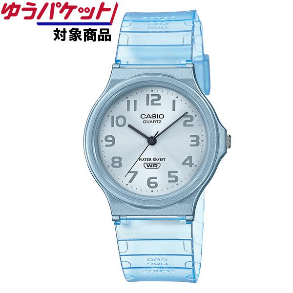 カシオ コレクション・ポップ MQ-24S-2BJF 日常生活防水 電池式 スケルトン樹脂バンド エ...