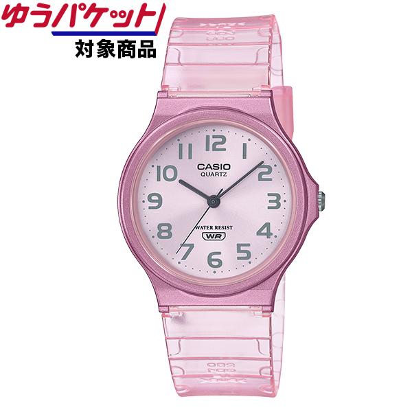 カシオ コレクション・ポップ MQ-24S-4BJF 日常生活防水 電池式 スケルトン樹脂バンド エ...