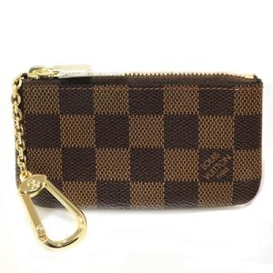 LOUIS VUITTON ルイヴィトン N62658 ポシェット・クレ ダミエ・エベヌ コインケー...