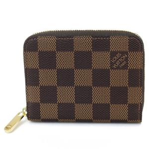 LOUIS VUITTON ルイヴィトン N63070 ジッピー・コインパース ダミエ エベヌ 小銭...