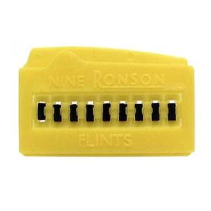 RONSON ロンソン 純正フリント RFT0001 9石入り ゆうパケット対象商品（6個まで）