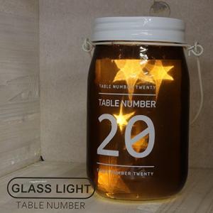 SLOWERGLASS LIGHT TABLE NUMBER SLW 107 グラスライト 星形 ス...