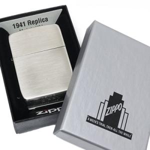Zippo ジッポ 1941-1 レプリカ アンティークニッケル 銀古美