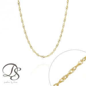 18金 ネックレス チェーン 40cm 18k k18 中空 スクリュー 18金 ネックレス チェーン 40cm 18k k18 中空 スクリュー