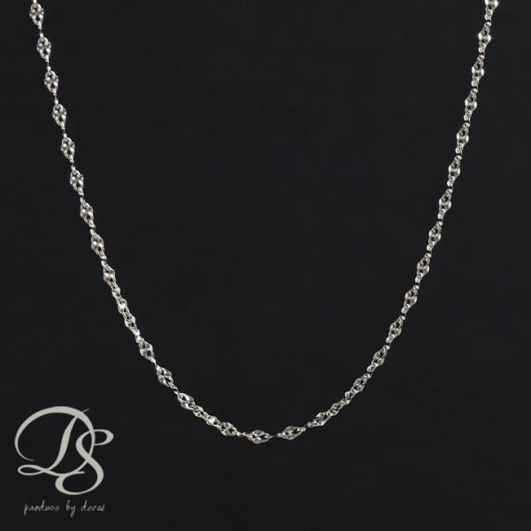 プラチナ ネックレス ネックレスチェーン プラチナネックレス ブルームチェーン 1.2mm幅 PT8...