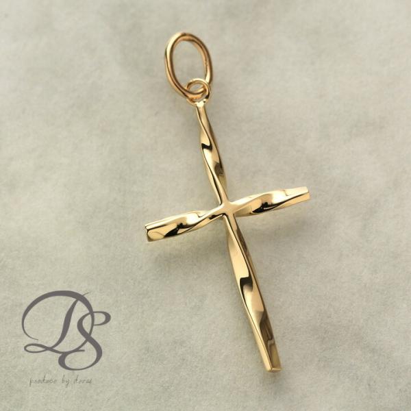 ペンダントトップ 18金 k18 18金ネックレス ペンダント レディース クロス 十字架 18k ...