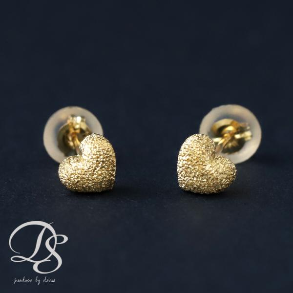 18金 ピアス k18 18金ピアス 18k ハート シンプル k18ピアス レディース ピアス18...