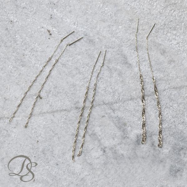 プラチナピアス ピアス プラチナ レディース スクリュー チェーン プラチナ850 プラチナ PT ...