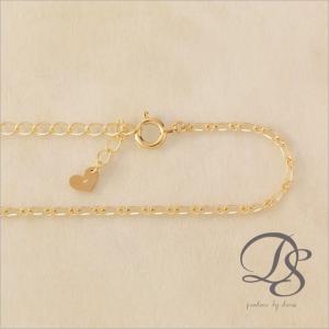 DEVAS 18金 ブレスレット k18 18金ブレスレット 18k あずきチェーン