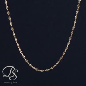 18金ネックレス k18 ネックレスチェーン ブルーム 1.6mm幅 やや細め ペタル レディース ネックレス チェーン 18k ゴールド シンプル チェーンのみ｜devas