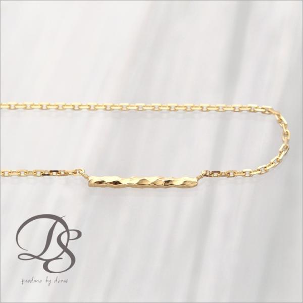 【土日限定2000円OFFクーポン有】 18金 アンクレット k18 18k レディース クロスバー...