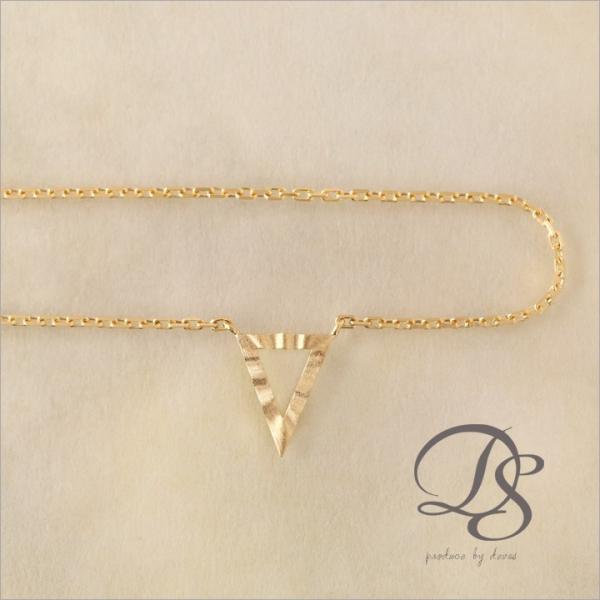 【土日限定2000円OFFクーポン有】 18金 アンクレット k18 18k レディース トライアン...