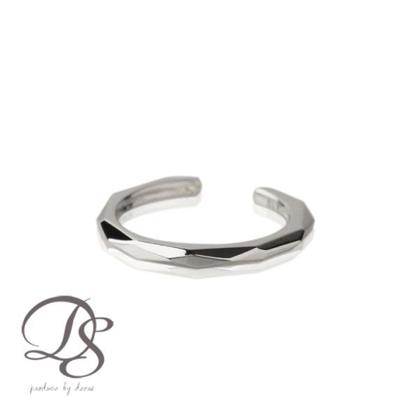 プラチナイヤーカフ プラチナ イヤカフ カット デザイン レディース ノンホール ピアス Pt950...