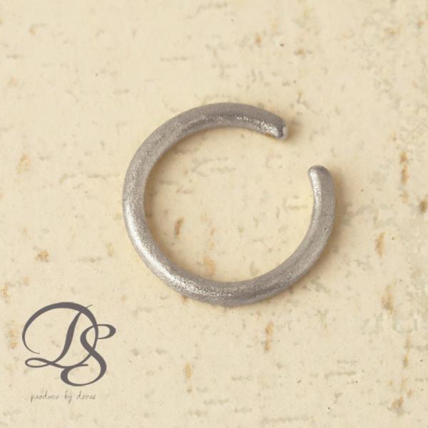 プラチナイヤーカフ プラチナ イヤカフ  シルク マット レディース ノンホール ピアス Pt950...