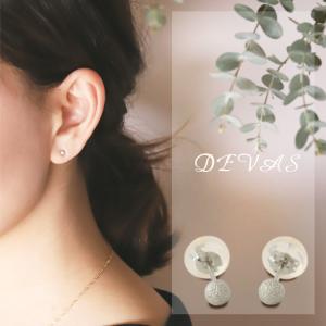 TRIDEA JEWELRY 選べる 18金 フラッシュボール ピアス 4mm k18 1ペア