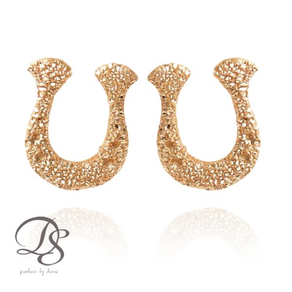 18金 ピアス k18 ピンクゴールド 18金ピアス 18k 馬蹄 ホースシュー  シンプル k18...