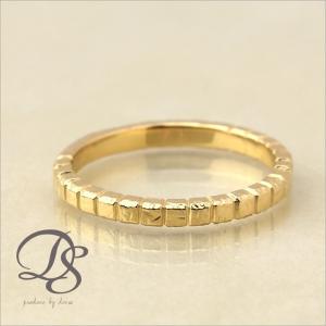 DEVAS 18金 リング k18 k18リング ホワイトゴールド 指輪 ブロック