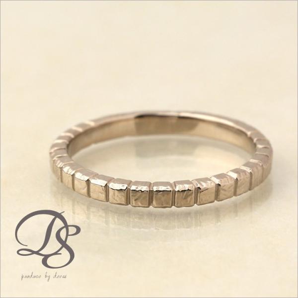 【土日限定5000円OFFクーポン有】 18金 リング k18 k18リング ホワイトゴールド 指輪...