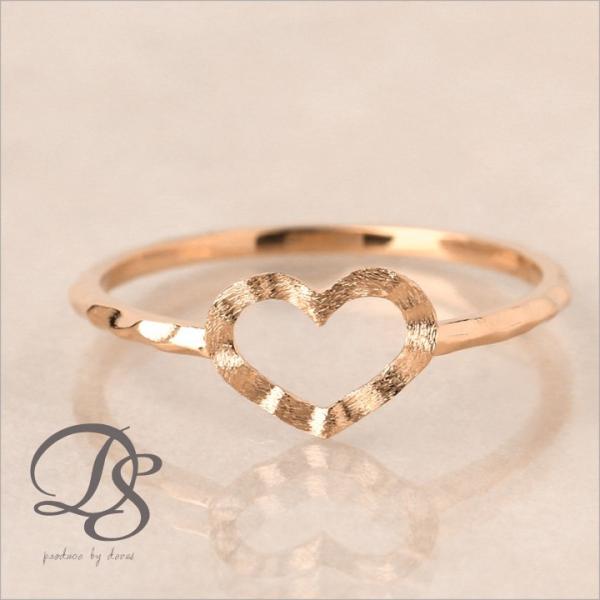 【土日限定2000円OFFクーポン有】 18金 リング k18 ピンキーリング ピンクゴールド 指輪...