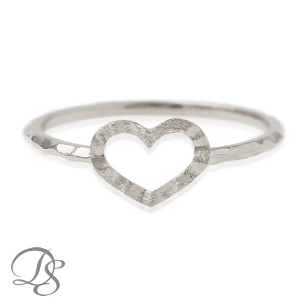 プラチナリング 指輪 プラチナ リング ハート オープンハート pt950 pt 指輪 レディース ...