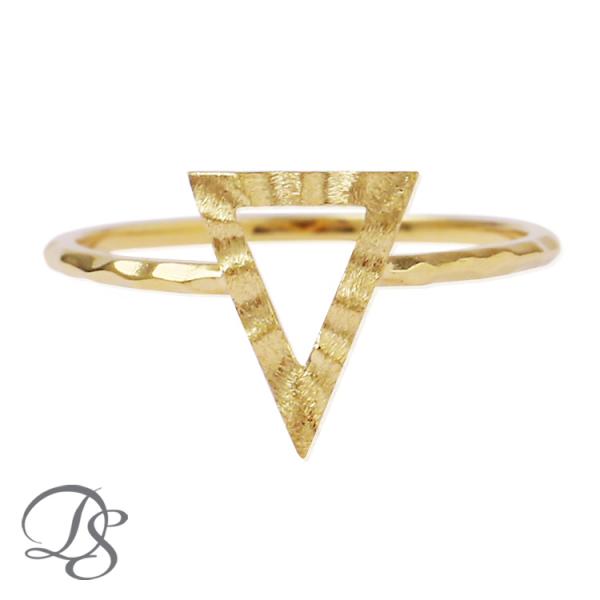 【土日限定2000円OFFクーポン有】 18金 リング k18 ピンキーリング k18リング トライ...