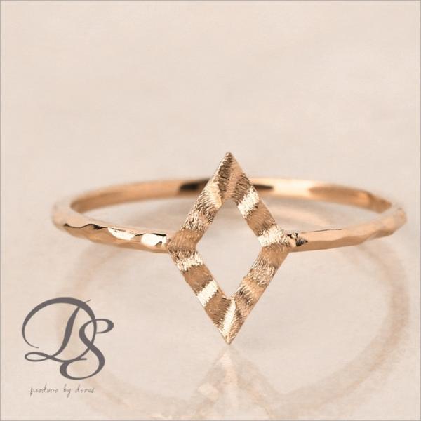 【土日限定2000円OFFクーポン有】 18金 リング k18 ピンキーリング ピンクゴールド 指輪...