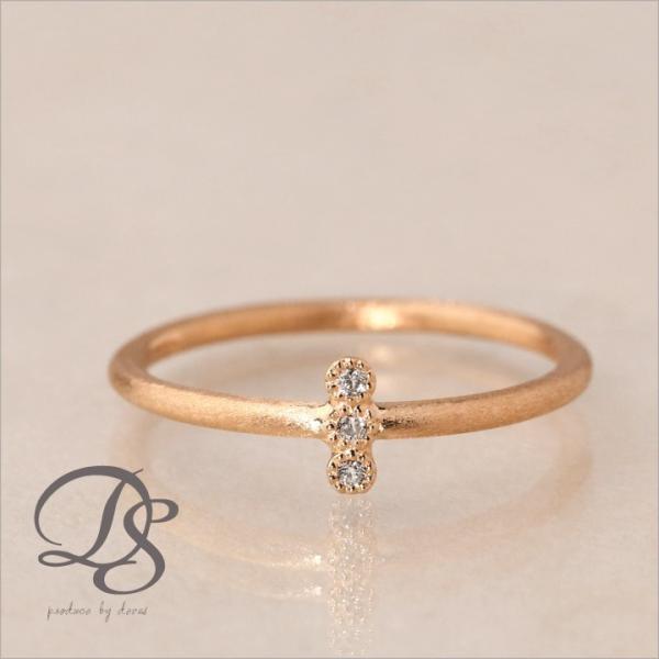 【土日限定2000円OFFクーポン有】 18金 リング k18 ピンキーリング ピンクゴールド 指輪...