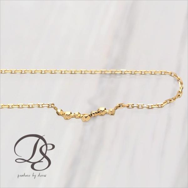 【土日限定3500円OFFクーポン有】 18金 アンクレット k18 18k レディース流れ星 スタ...