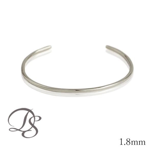 プラチナ バングル プラチナブレスレット レディース Pt950 プラチナバングルXS 1.8mm幅...