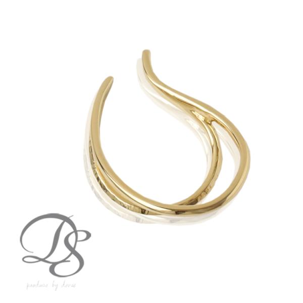 【土日限定3500円OFFクーポン有】 イヤーカフ 18金 イヤカフ k18 18k レディース ノ...