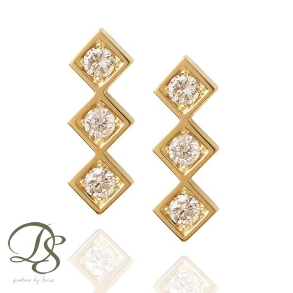 【土日限定5000円OFFクーポン有】 18金 ピアス k18 18金ピアス 18k トリロジーシリ...