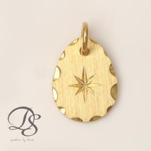 ペンダントトップ メンズ 18金 ゴールド k18 太陽のペンダントL